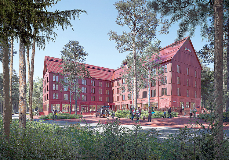 Uusi hotelli Kolin kylän keskustaan valmistuu kesällä 2023.