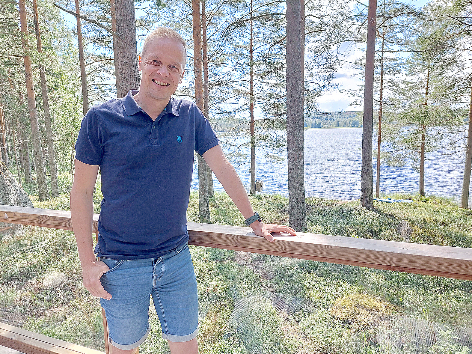 Liikuntaa harrastava kansanedustaja Markku Siponen haluaa tehdä työtä maaseudun elinvoimaisuuden hyväksi.