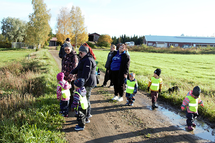 Puput jatkoivat navetasta hevoslaitumelle.