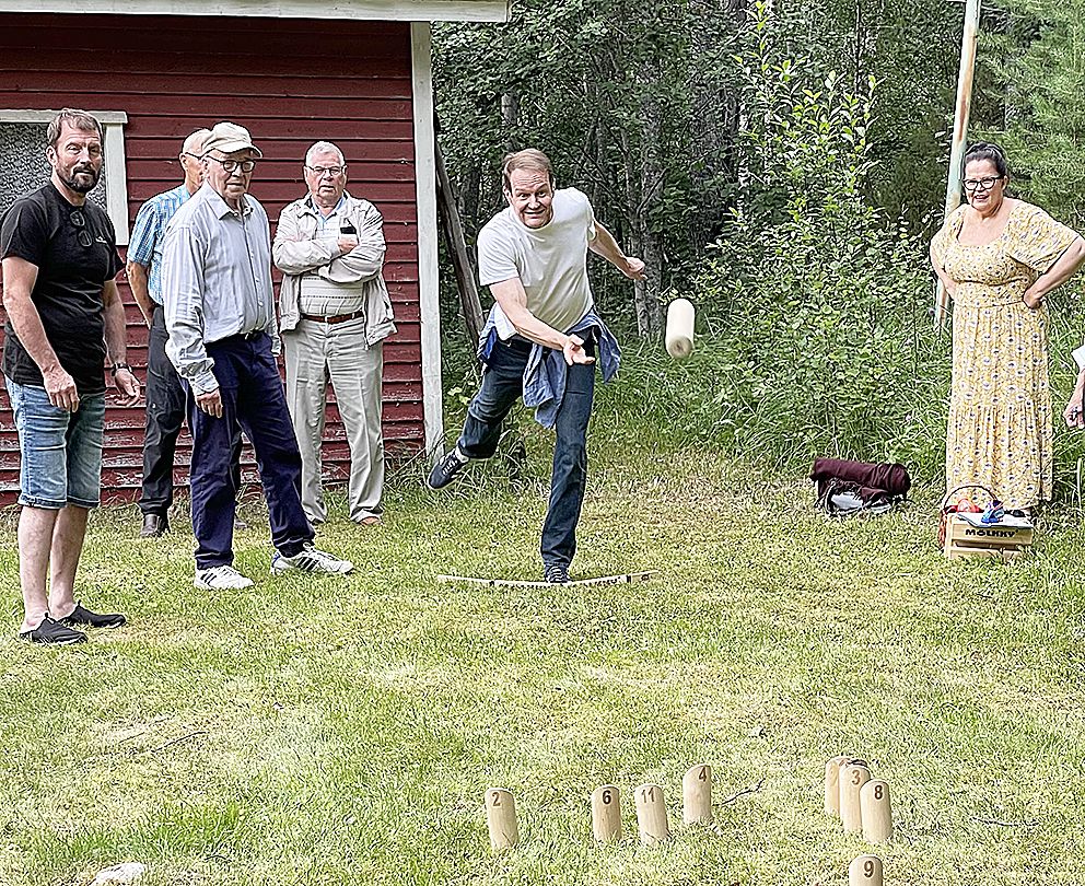 Tuomas Huuhtasta kiinnosti mölkyn pelaaminen.