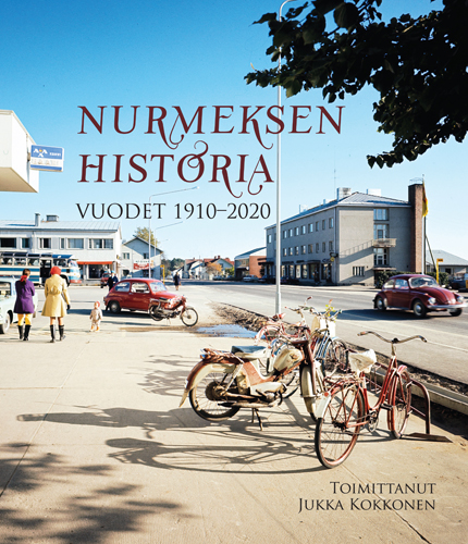 Uuden Nurmeksen historian kannen on suunnitellut Viestintätoimisto Kirjokansi.